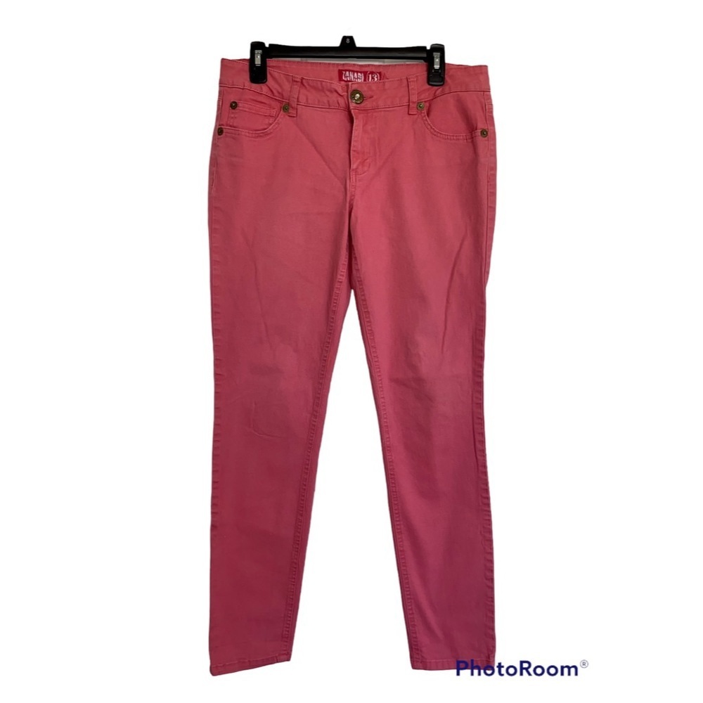 Zanadi Coral Pink Jeans Pants